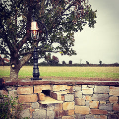 Tennyson 1Lt Teardrop Bollard - Cast Iron/Copper