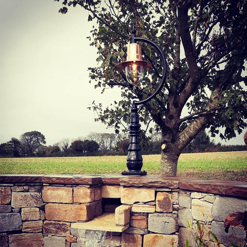 Tennyson 1Lt Teardrop Bollard - Cast Iron/Copper