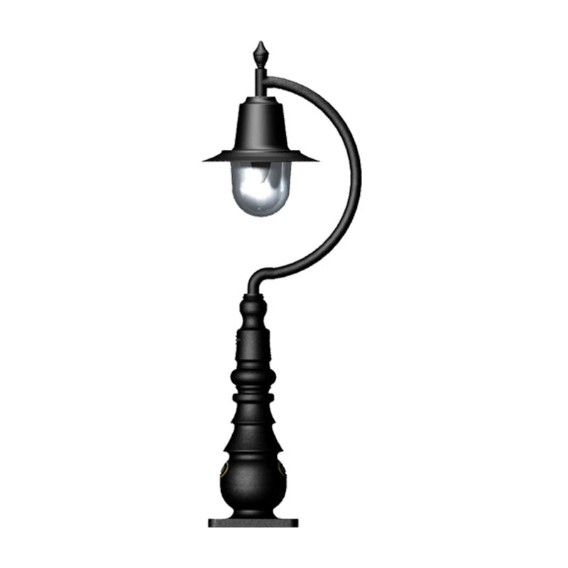 Tennyson 1Lt Teardrop Bollard - Cast Iron/Copper