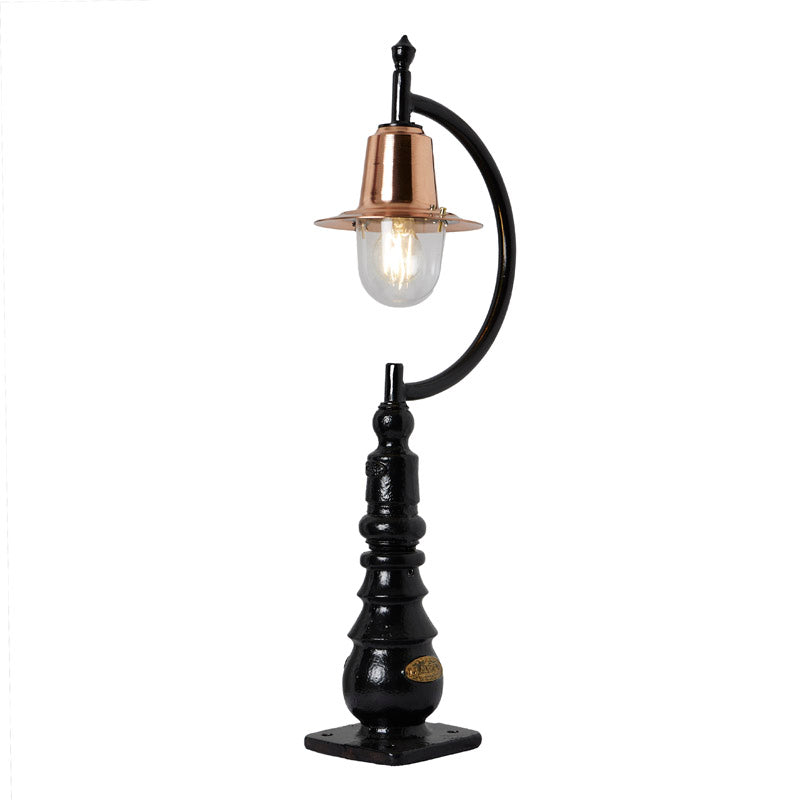 Tennyson 1Lt Teardrop Bollard - Cast Iron/Copper