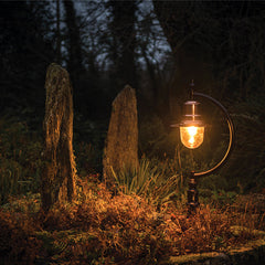 Tennyson 1Lt Teardrop Bollard - Cast Iron/Copper