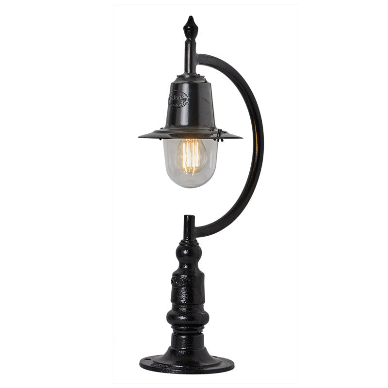 Upfield 1Lt Teardrop Pier Light - Cast Iron/Copper