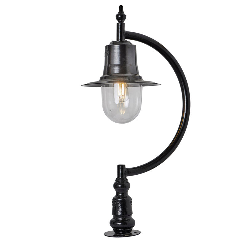 Upfield 1Lt Teardrop Narrow Pier Light - Cast Iron/Copper