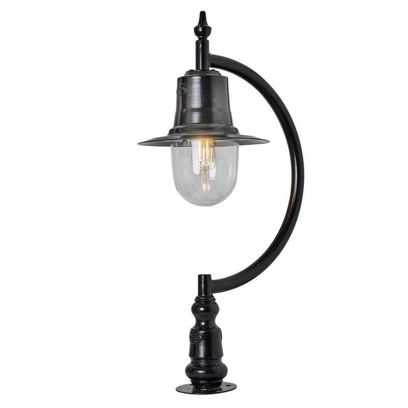 Upfield 1Lt Teardrop Narrow Pier Light - Cast Iron/Copper