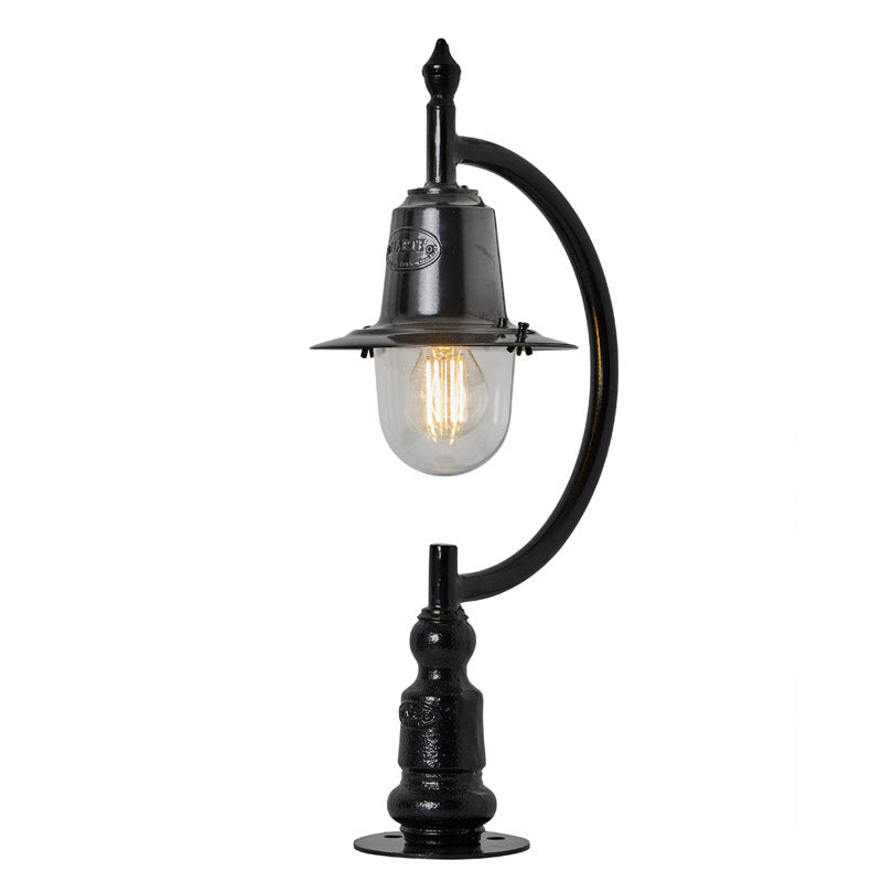 Upfield 1Lt Teardrop Pier Light - Cast Iron/Copper