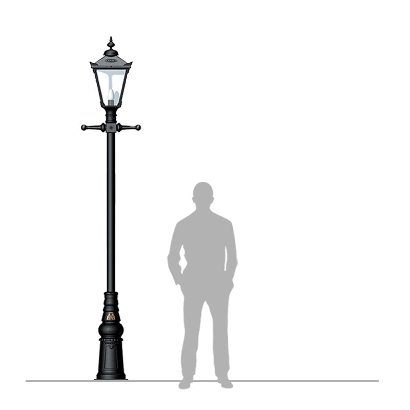 Parkdale 1Lt Lamp Post - Cast Iron