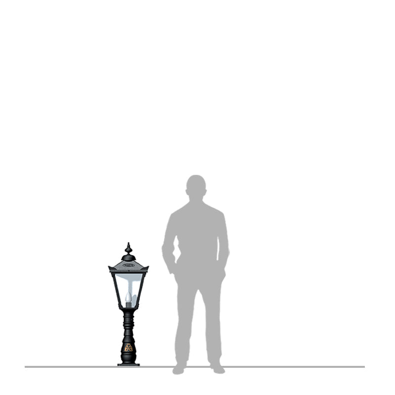 Rodneyshire 1Lt Pedestal Light - Cast Iron