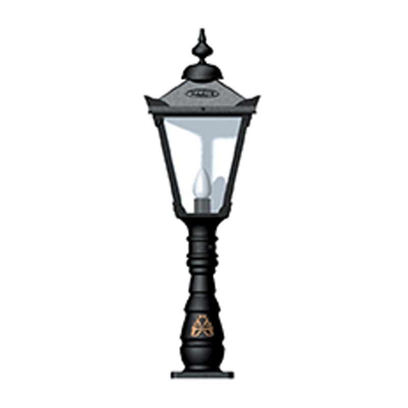 Rodneyshire 1Lt Pedestal Light - Cast Iron
