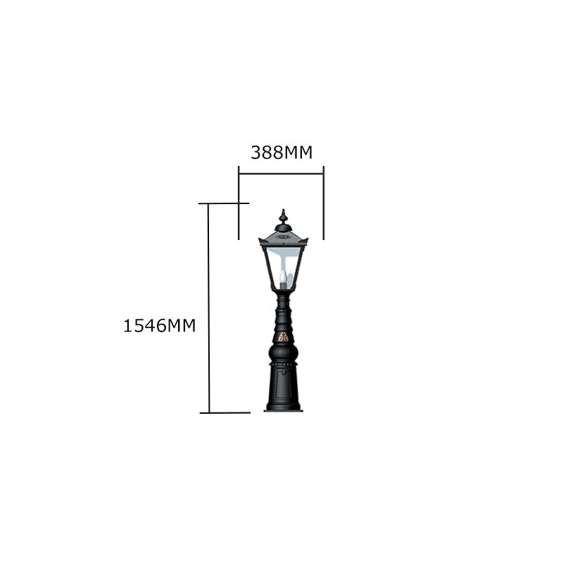 Rodneyshire 1Lt Pedestal Light - Cast Iron