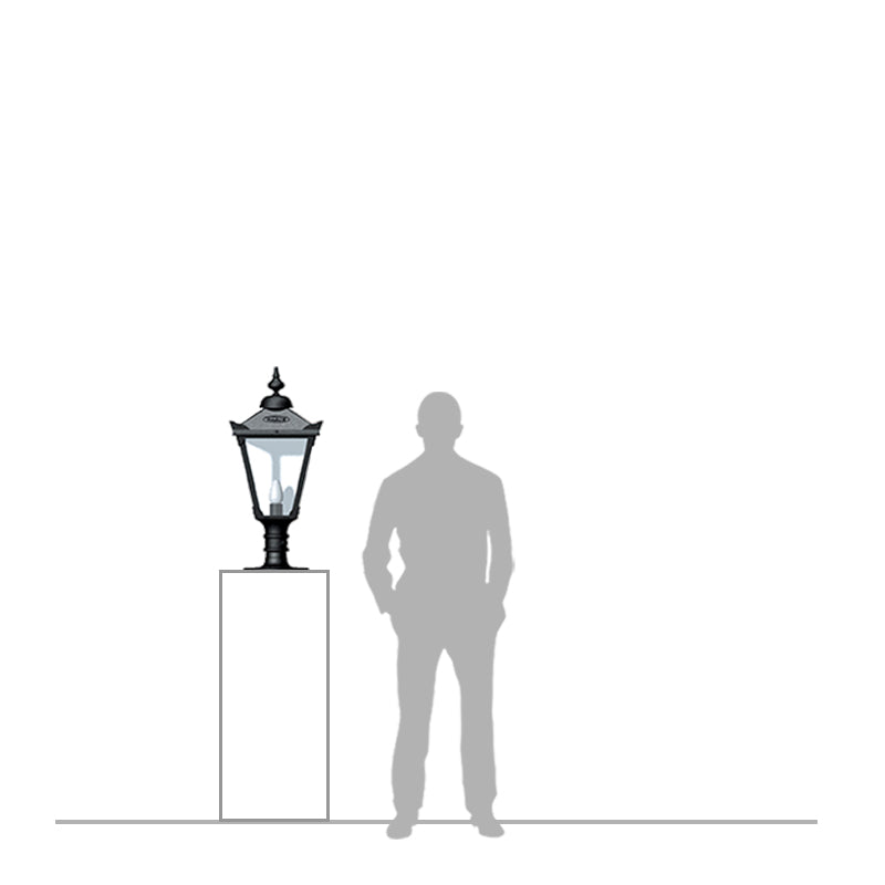 Rodneyshire 1Lt Flat Pier Light - Cast Iron