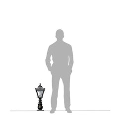 Horsham 0.6m Pedestal Light - Cast Iron