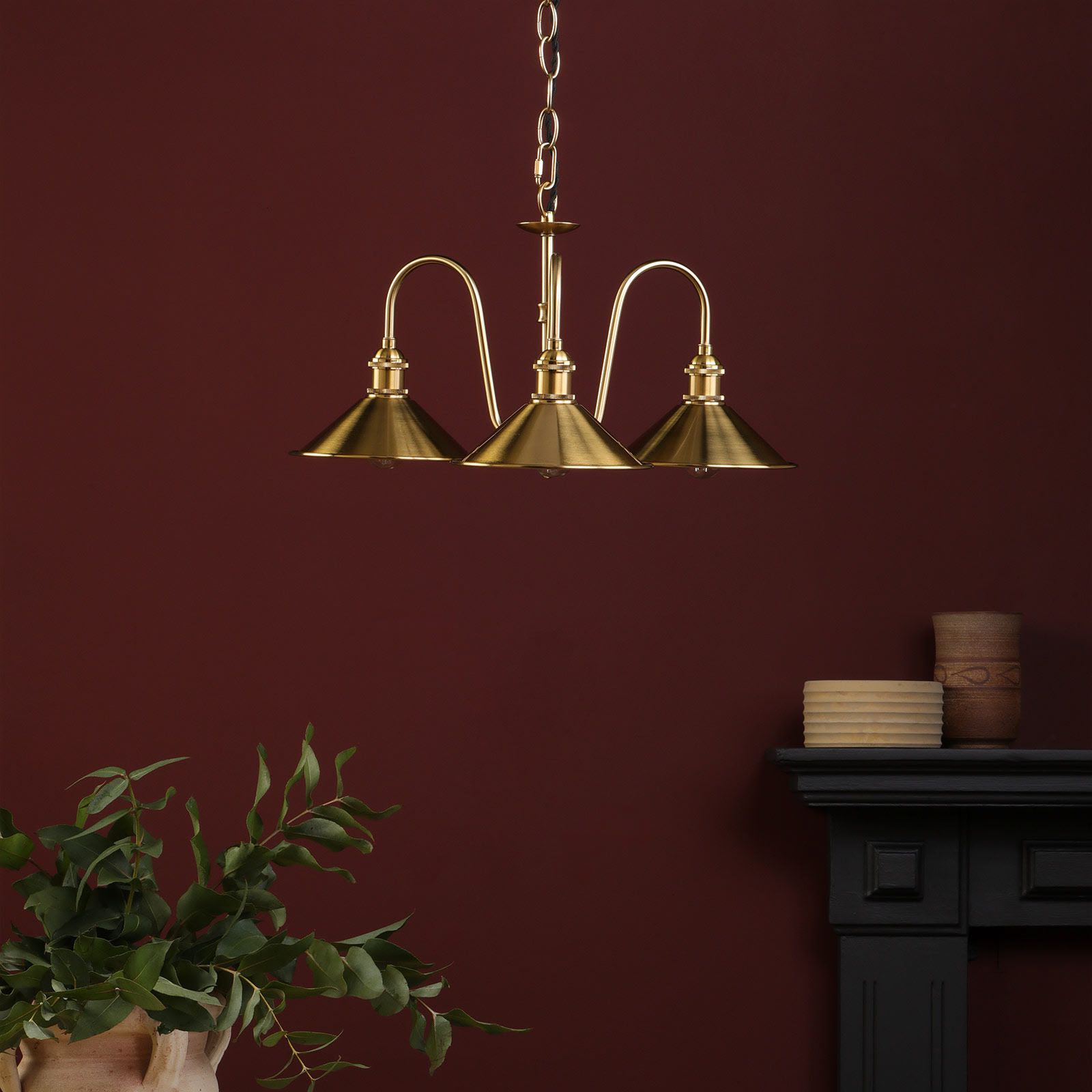Hadano 3 Light Ceiling Light- Various Finishes