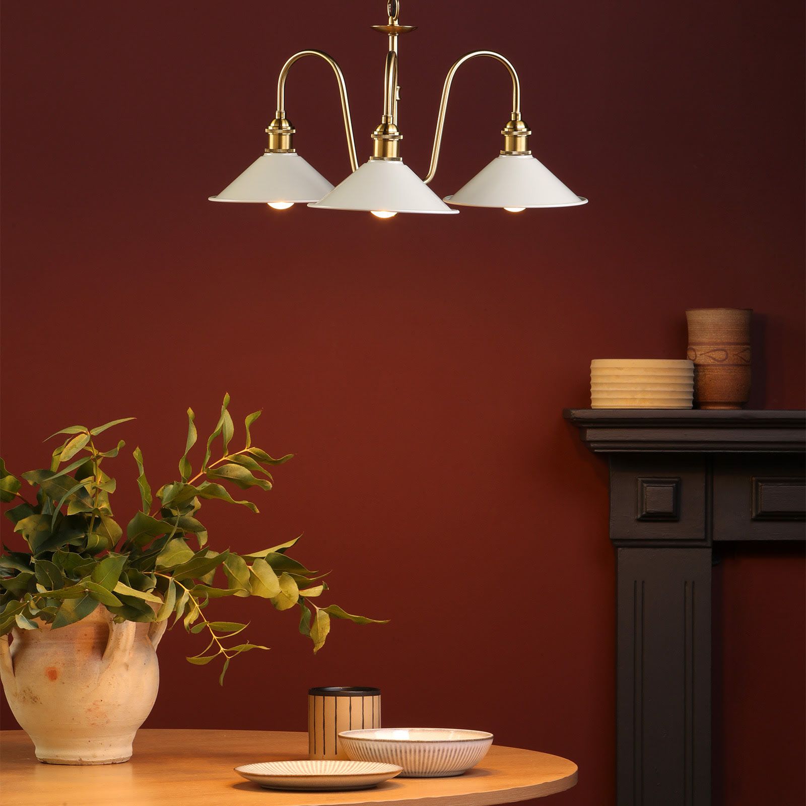 Hadano 3 Light Ceiling Light- Various Finishes