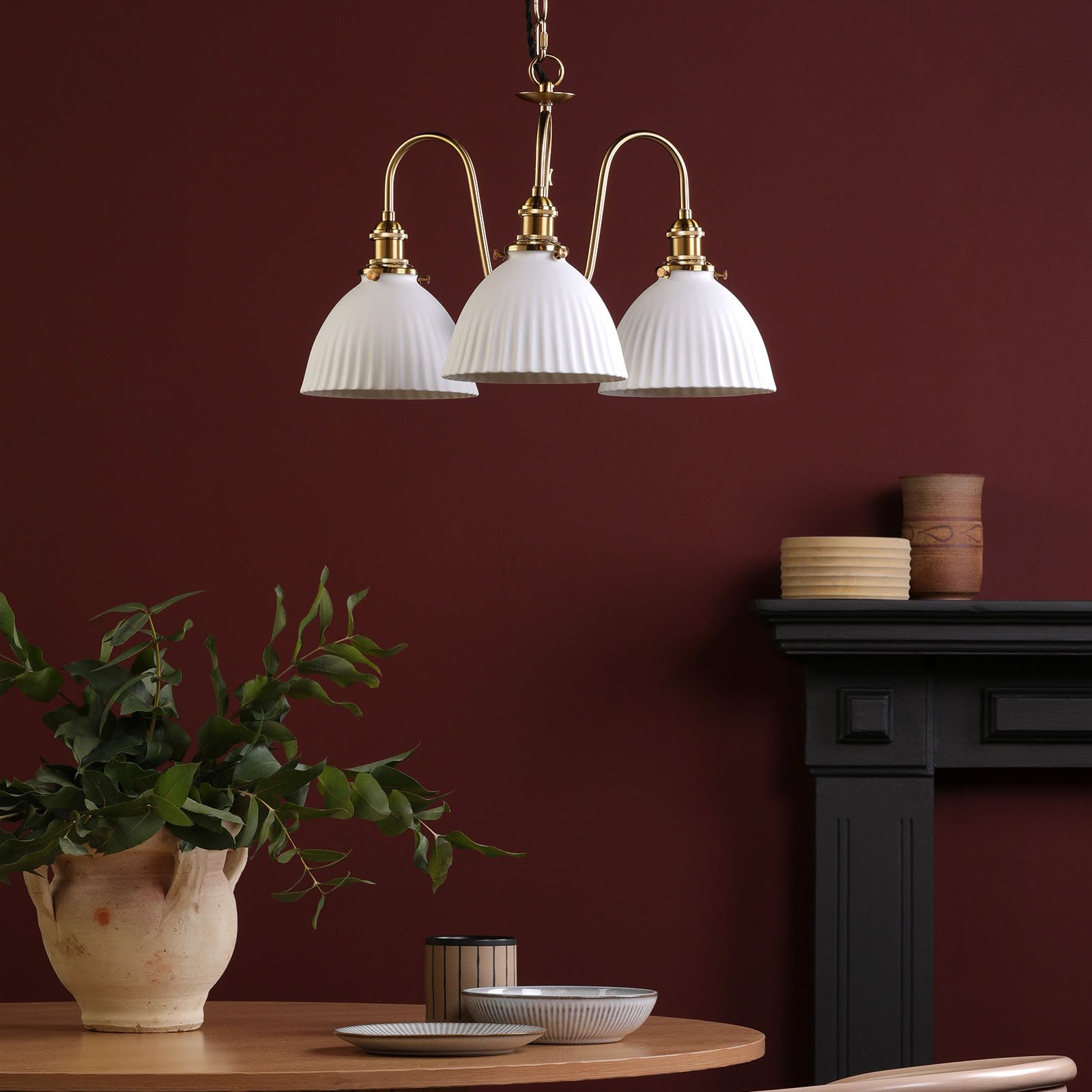 Hadano 3 Light Ceiling Light- Various Finishes