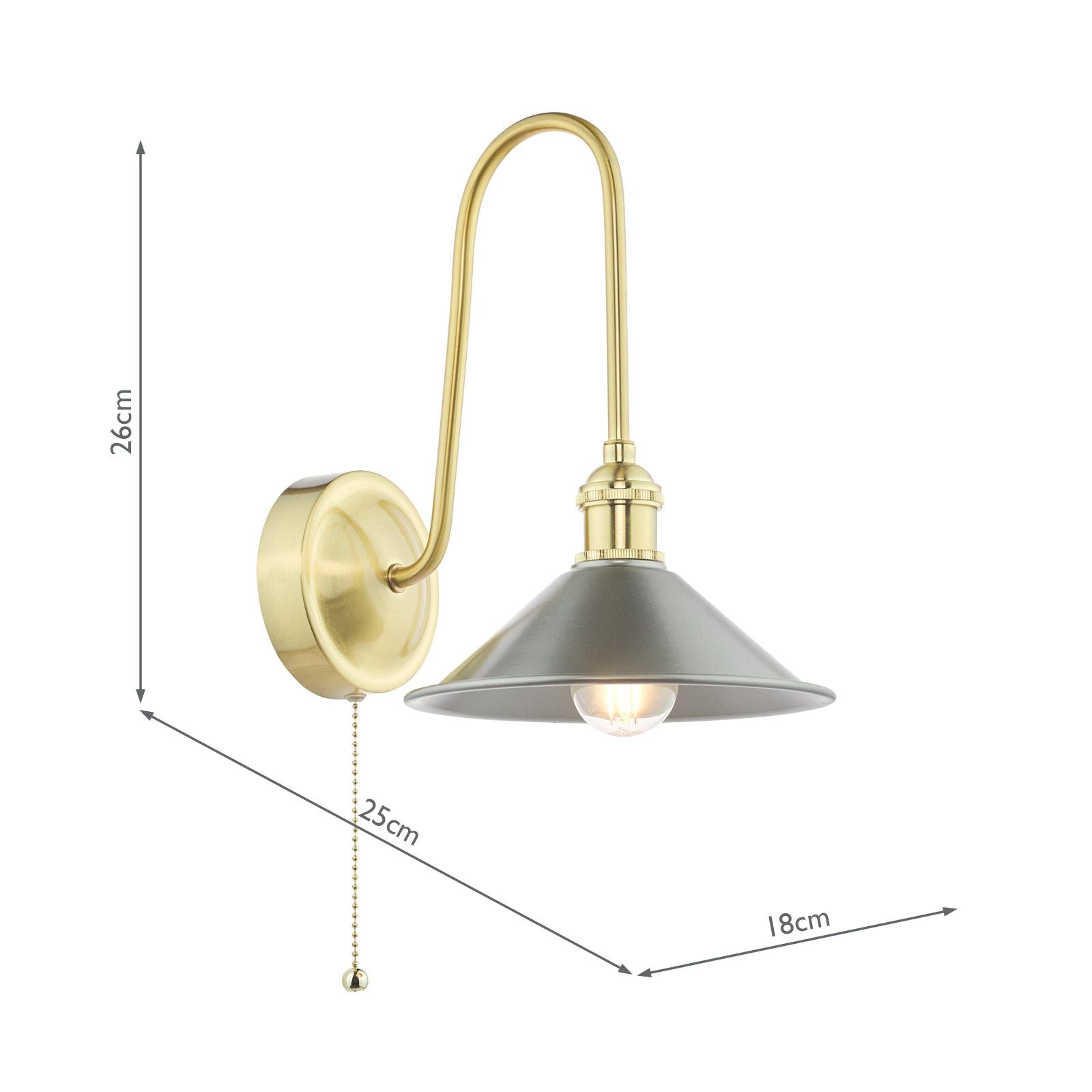 Hadano Wall Light- Various Finishes