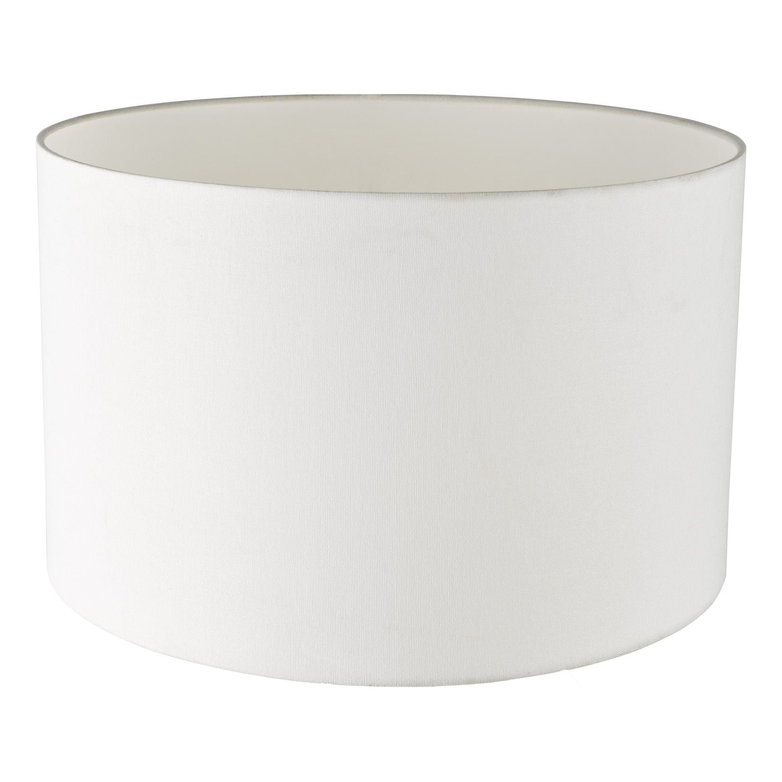 Havanna 42cm White Linen Drum Shade
