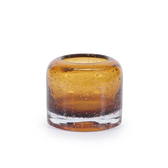 Burnt Orange Candle Holder