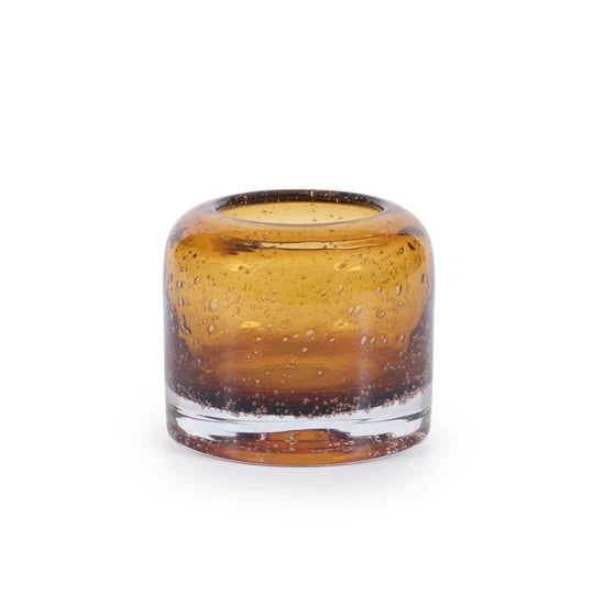 Burnt Orange Candle Holder