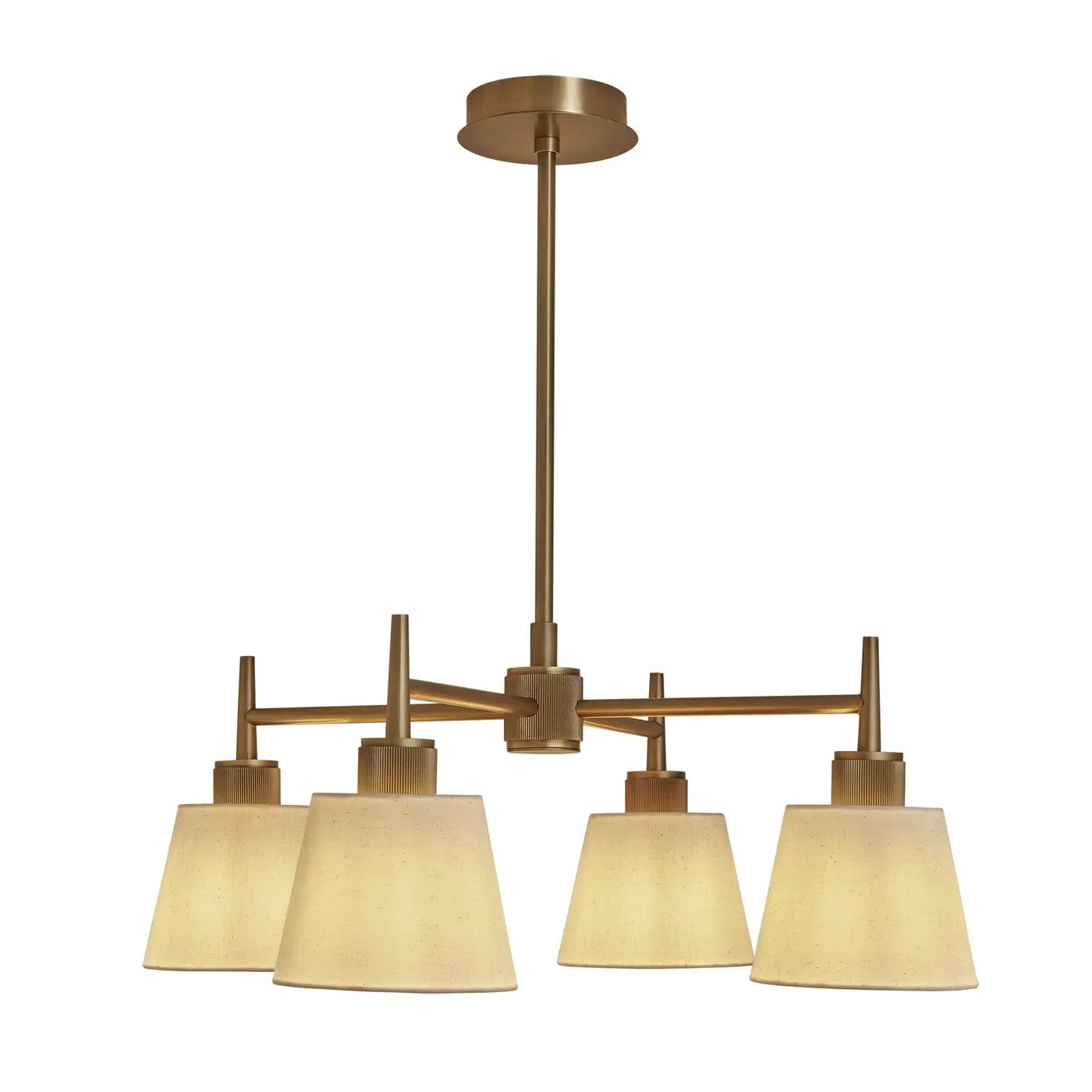 Henley 4 Arm Pendant Light - Brass/Bronze