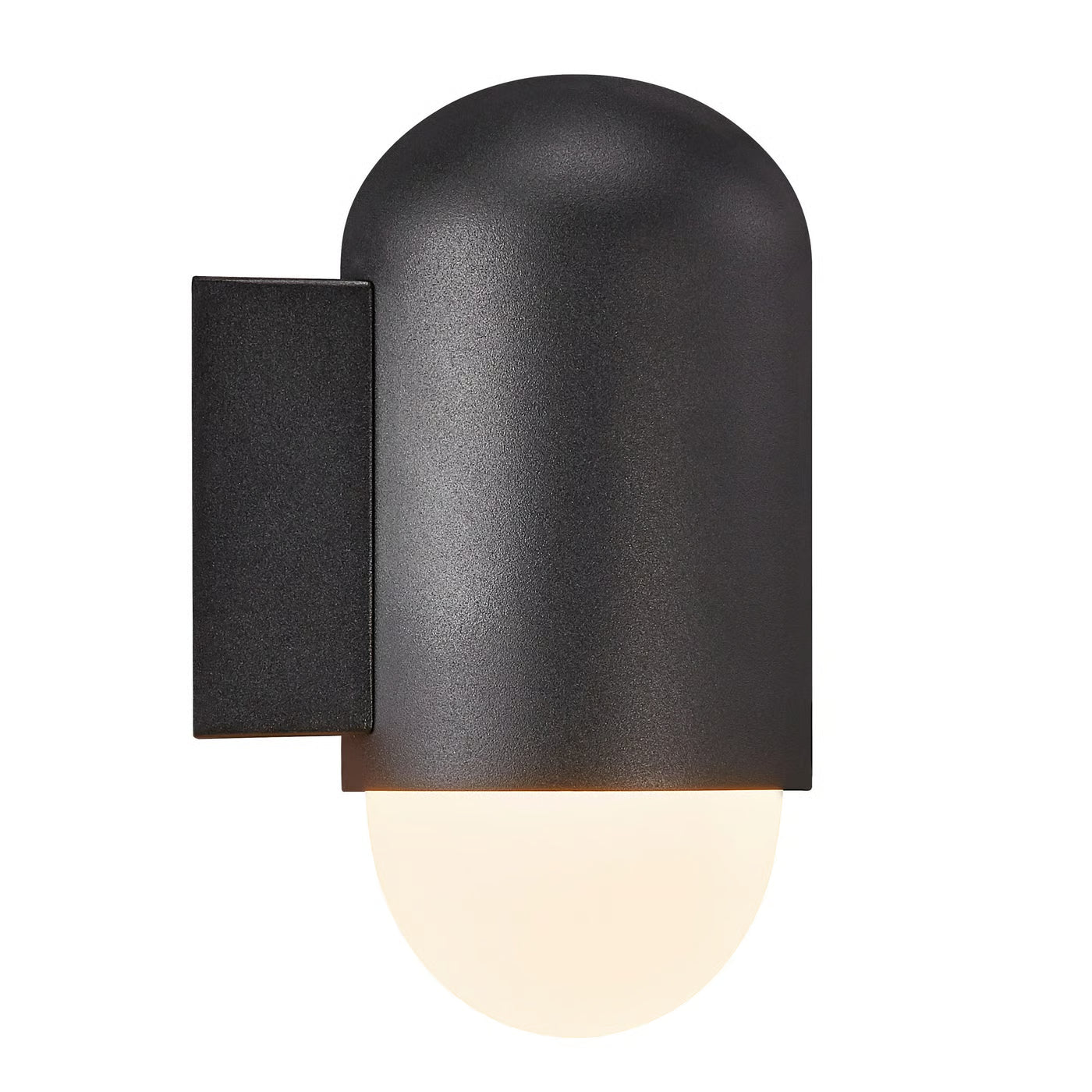 Heka Wall Light- Black/ Sand Finish