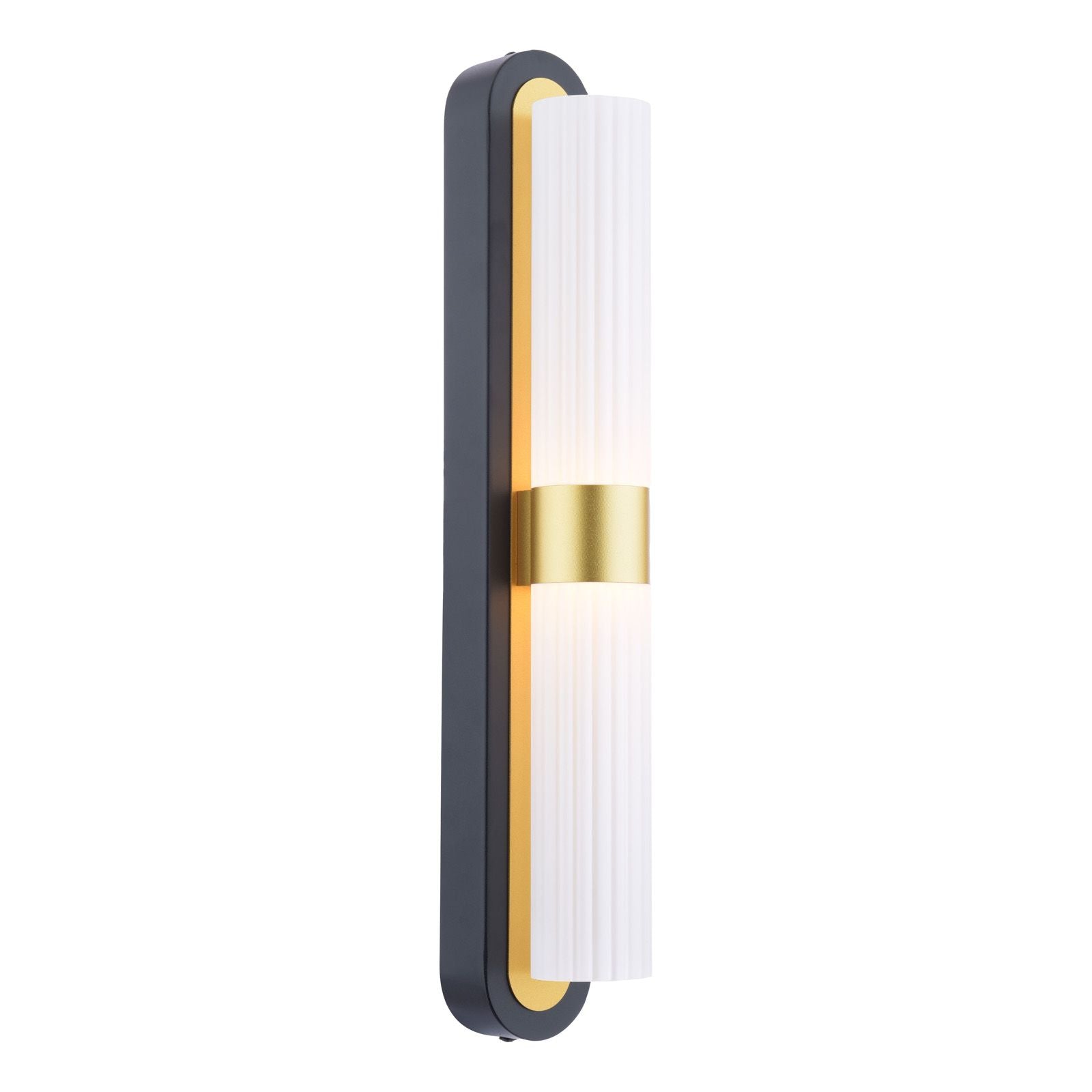 Hessel 2 Light LED Wall Light- Matt Black