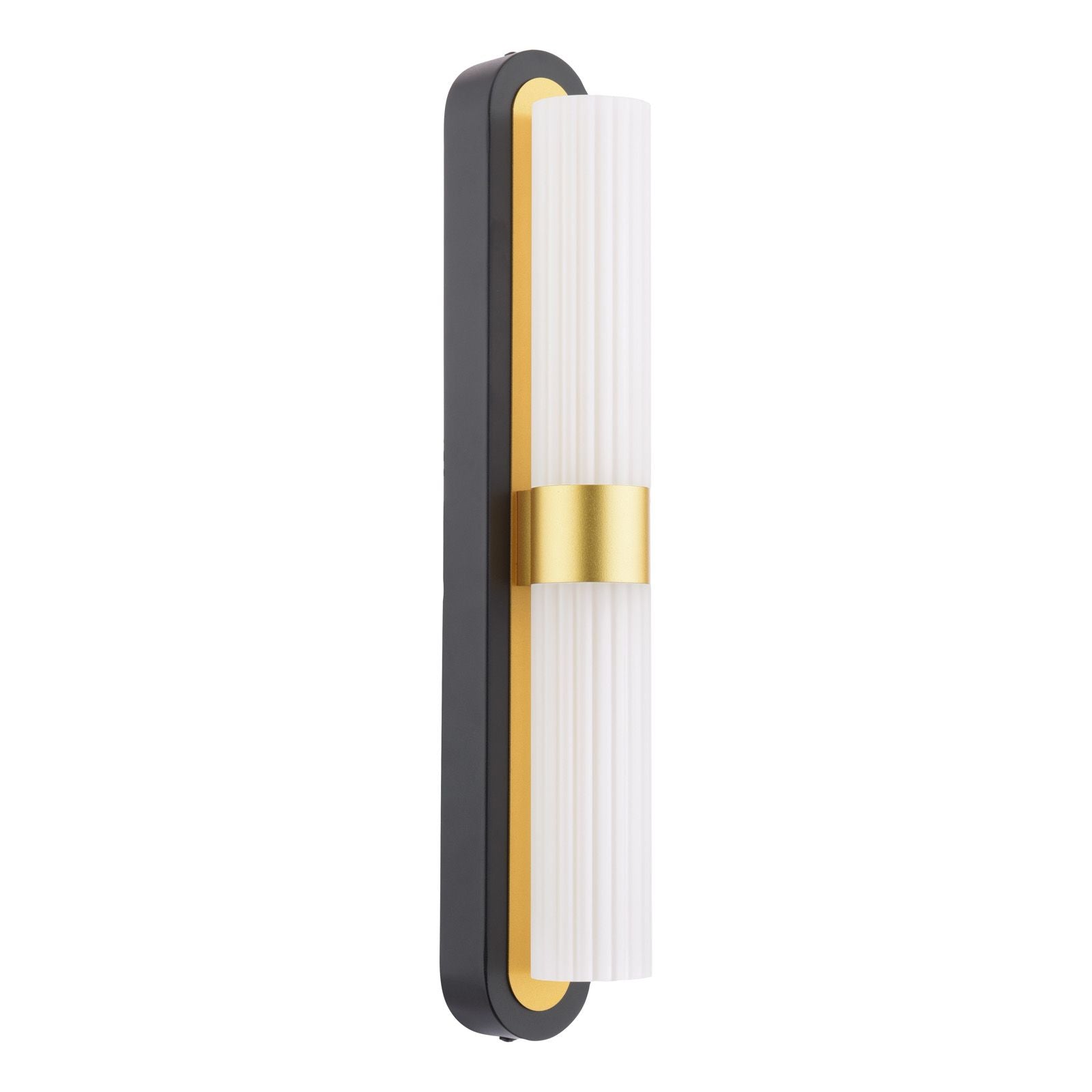 Hessel 2 Light LED Wall Light- Matt Black