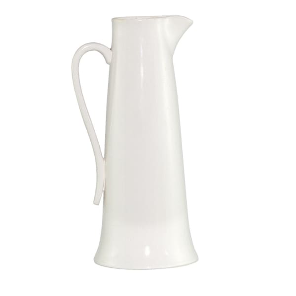 Tall Ivory Tudor Rose Jug