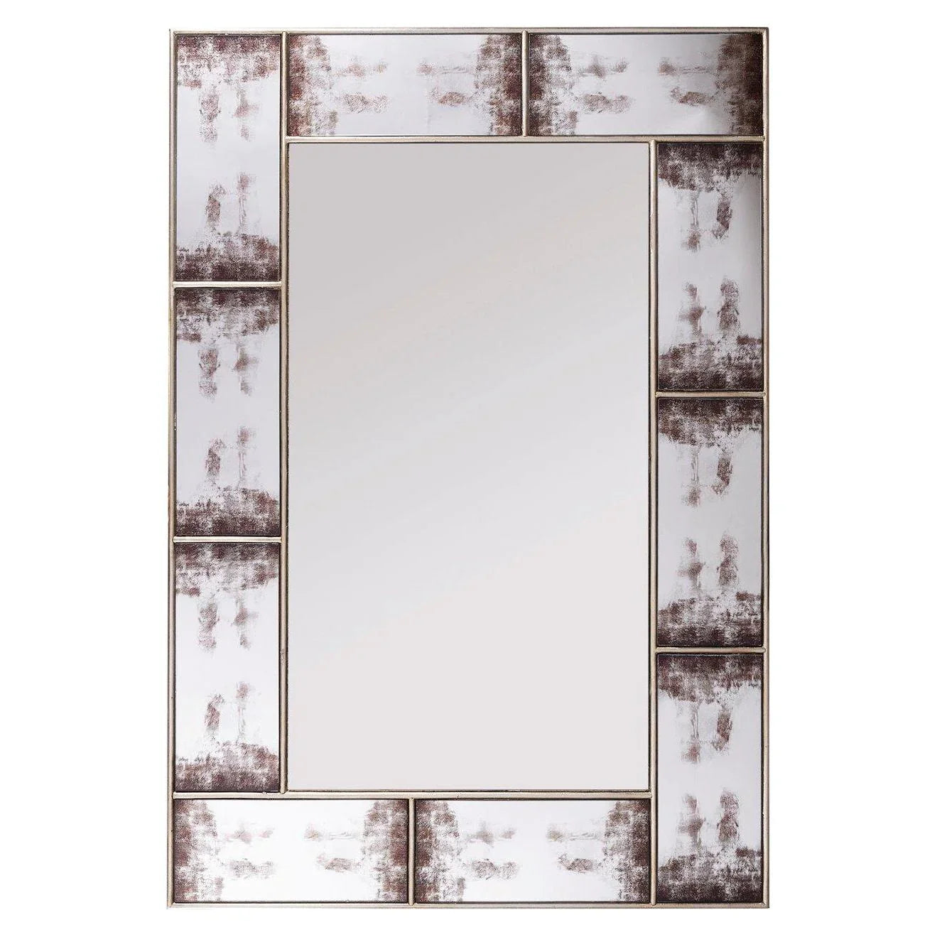 Zahra Rectangle/Round Mirror - Champagne Finish
