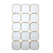 Nyla Mirror - Gold Finish