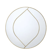 Bianca Round Mirror - Gold Finish
