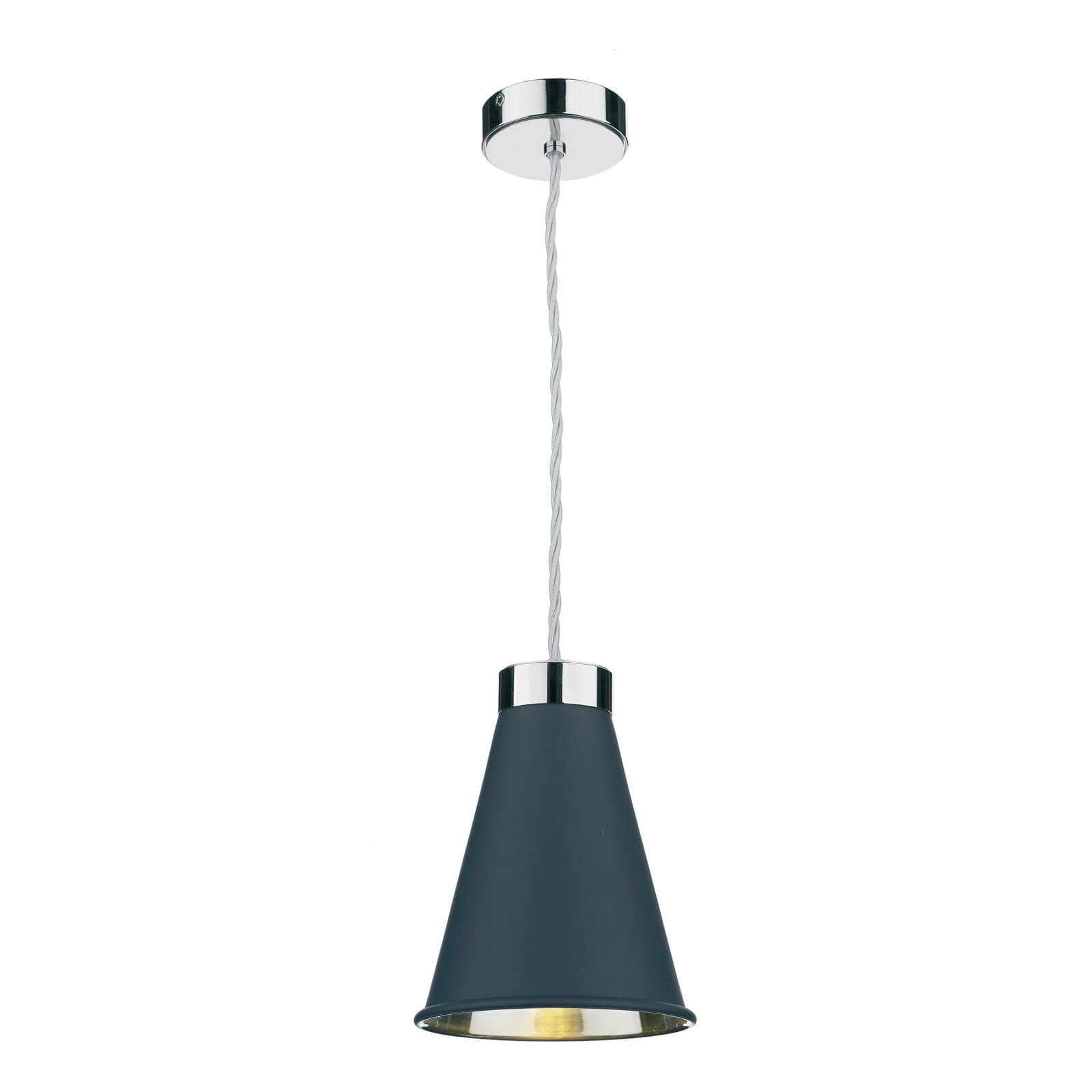 Hyde 1 Light Small/Large Pendant Complete with Bespoke Metal Shade