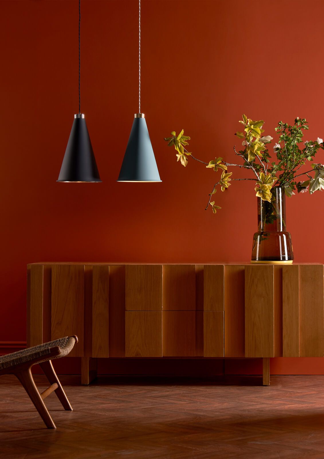 Hyde 1 Light Small/Large Pendant Complete with Bespoke Metal Shade