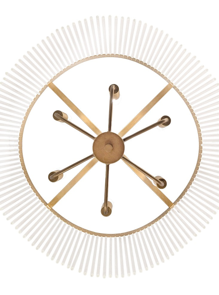 Comox 3/6lt Pendant In Aged Brass