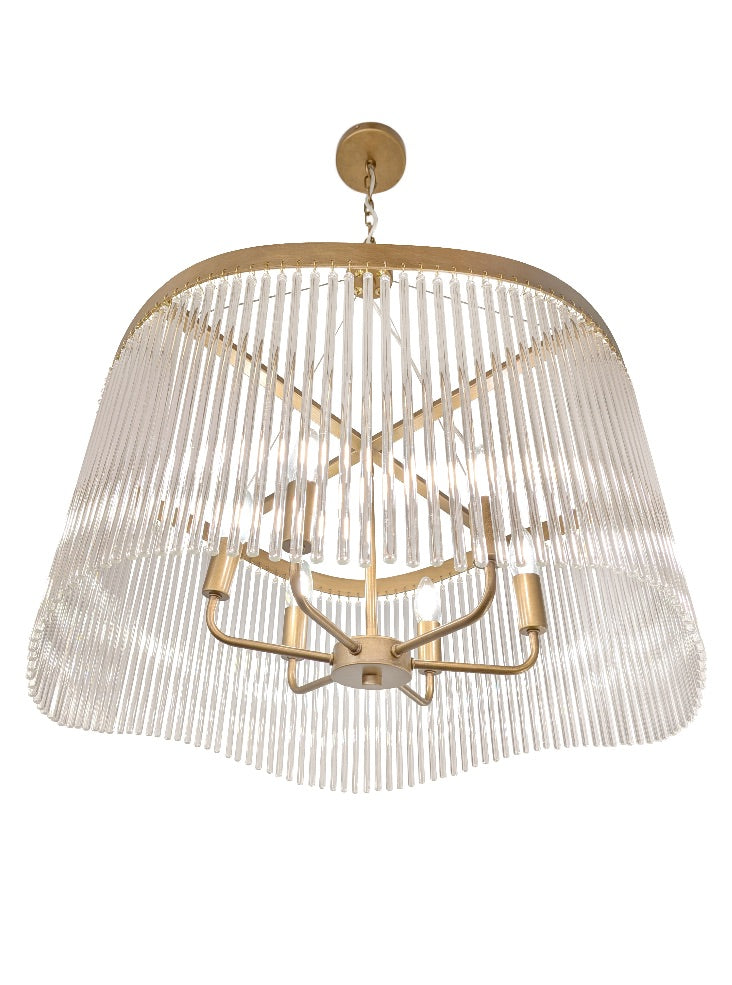 Comox 3/6lt Pendant In Aged Brass