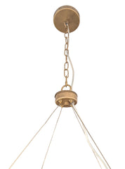 Comox 8lt Pendant In Aged Brass