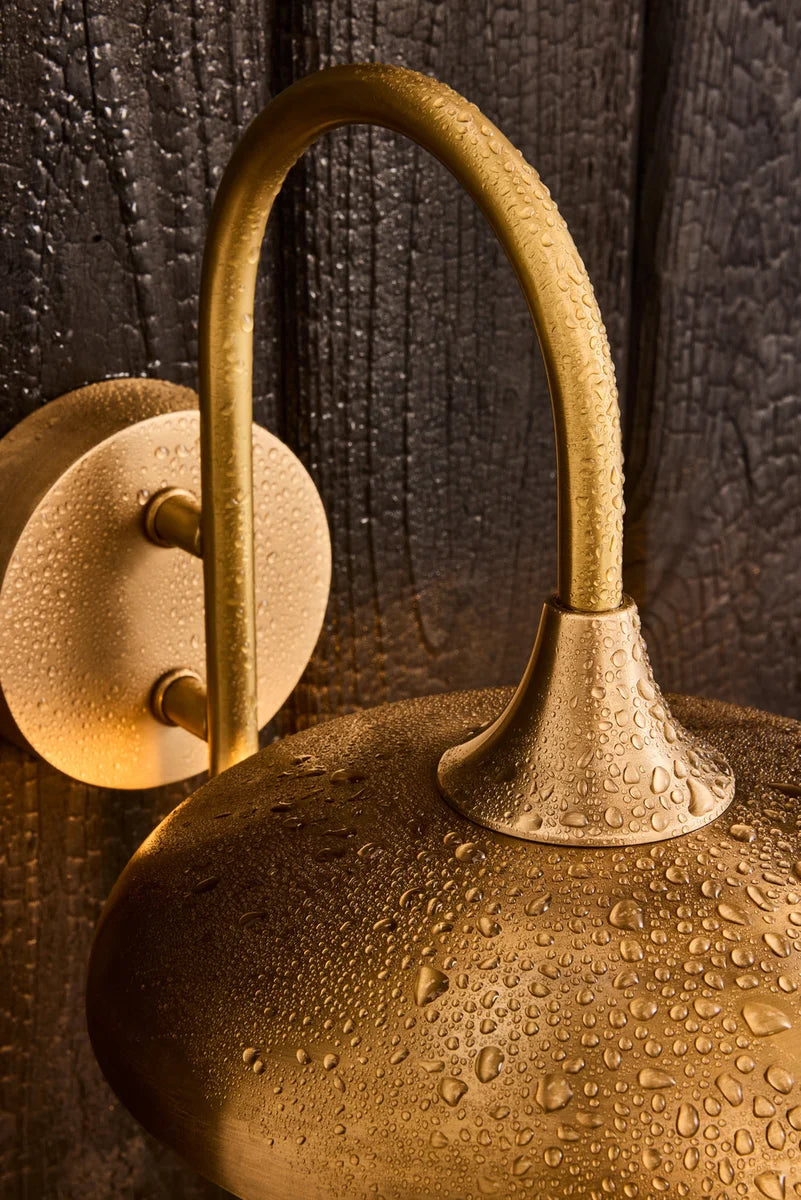 Hayle Outdoor & Bathroom Wall Light - Brass