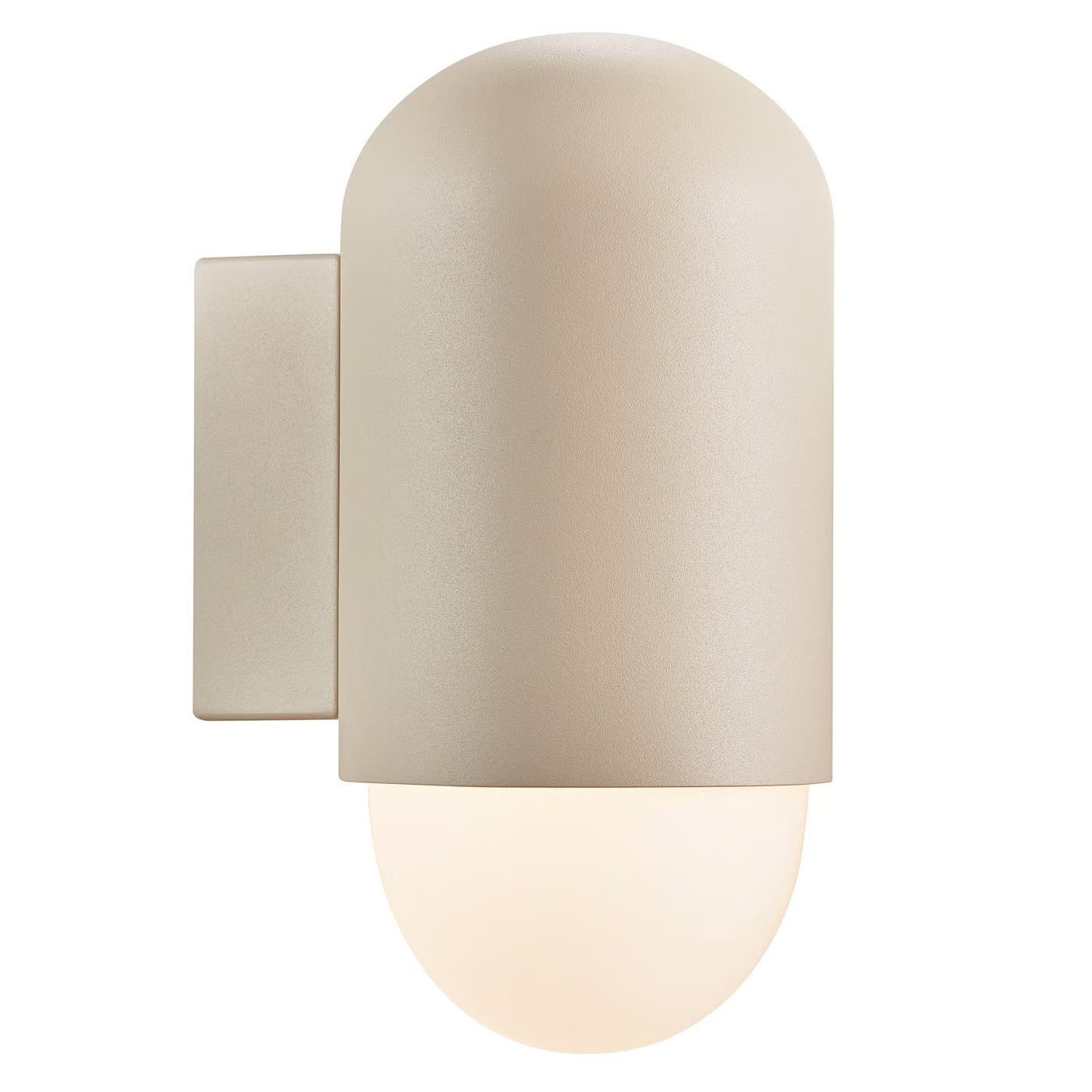 Heka Wall Light- Black/ Sand Finish
