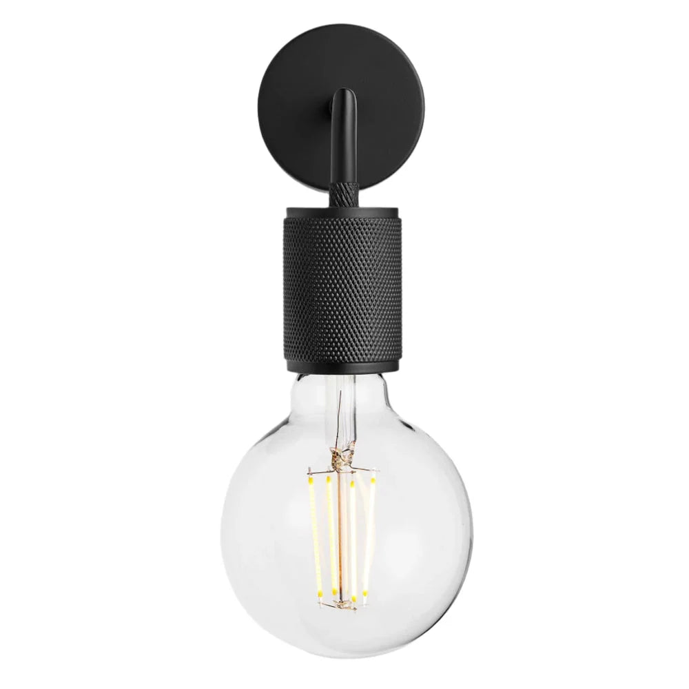 Knurled Edison Wall Light- Various Finishes
