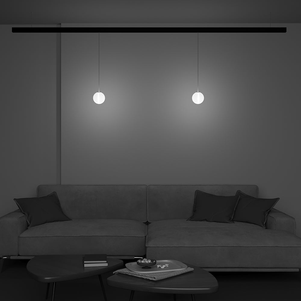 Pendant track luminaire Luna Exility 5W 360°