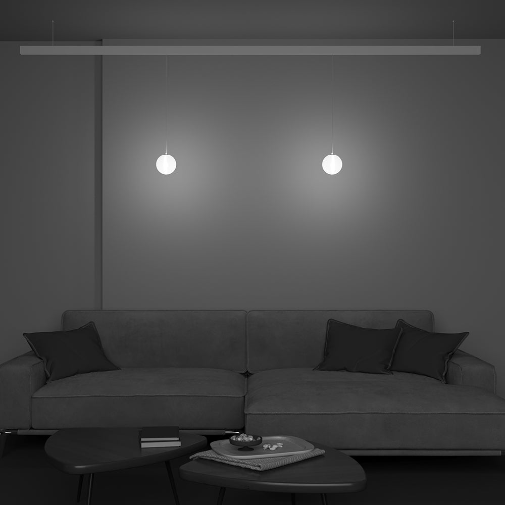 Pendant track luminaire Luna Exility 5W 360°