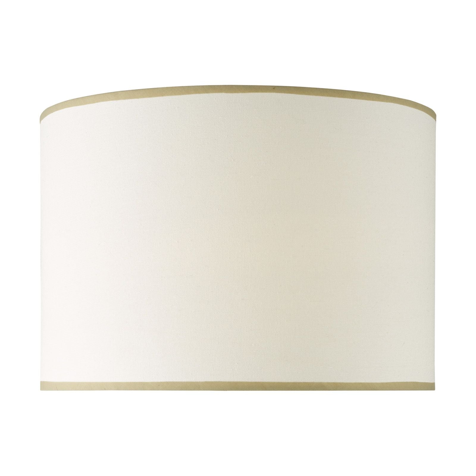 Idella 36cm White Linen Drum Shade