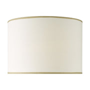 Idella 36cm White Linen Drum Shade