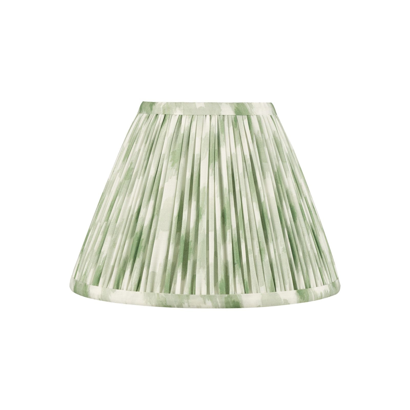 Ikat Green/ Taupe Cotton Empire Shade- Various Sizes