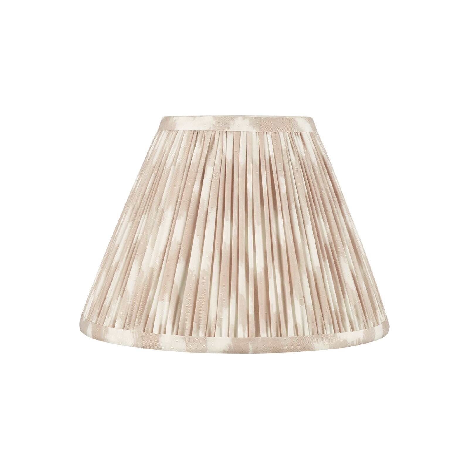 Ikat Green/ Taupe Cotton Empire Shade- Various Sizes