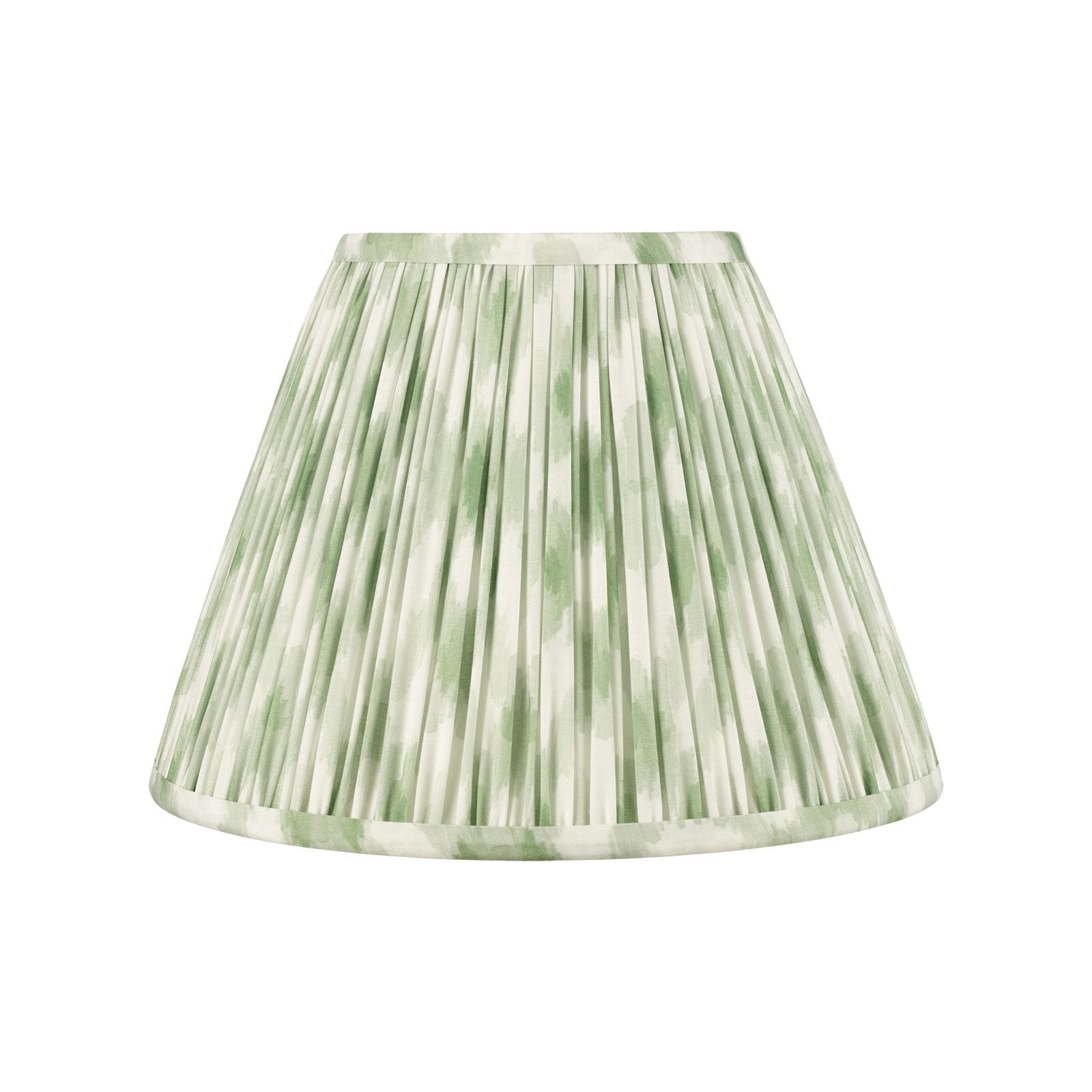 Ikat Green/ Taupe Cotton Empire Shade- Various Sizes