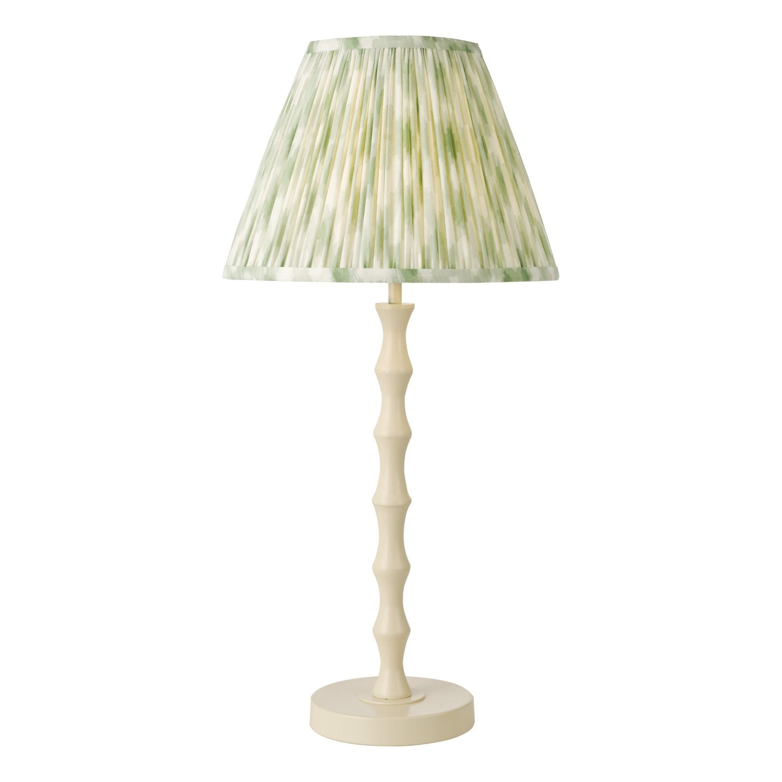 Ikat Green/ Taupe Cotton Empire Shade- Various Sizes