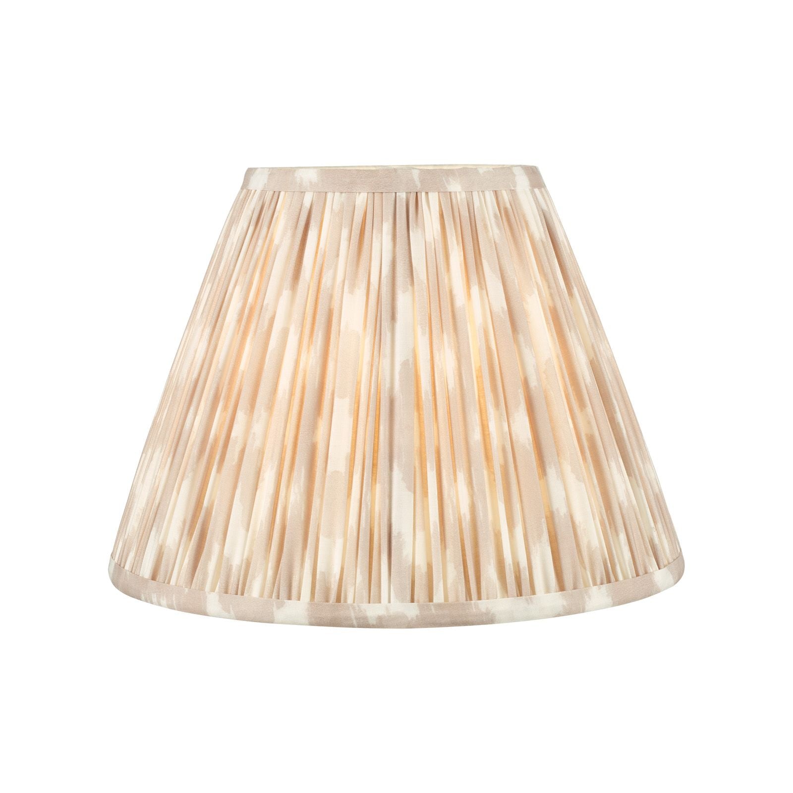 Ikat Green/ Taupe Cotton Empire Shade- Various Sizes
