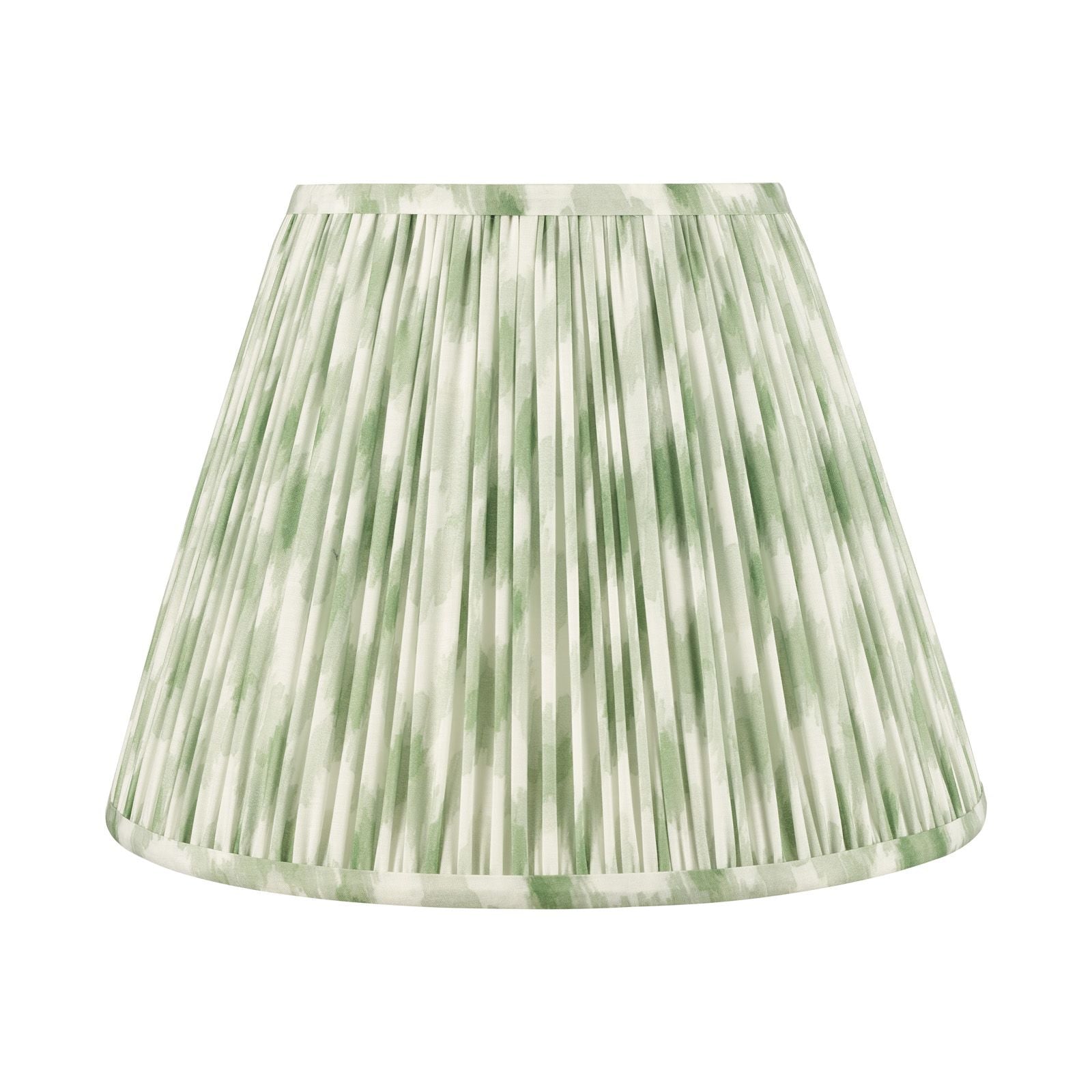 Ikat Green/ Taupe Cotton Empire Shade- Various Sizes