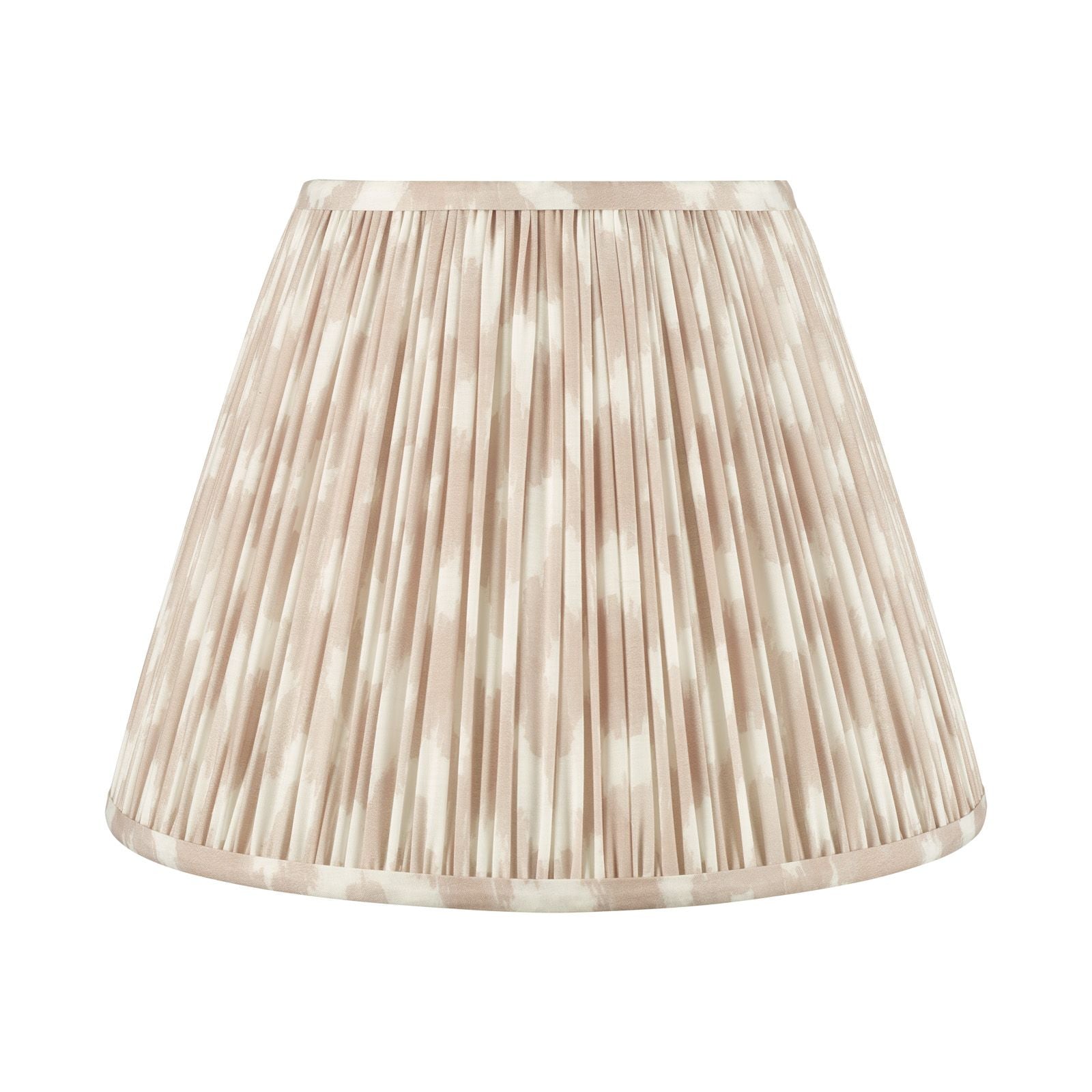 Ikat Green/ Taupe Cotton Empire Shade- Various Sizes