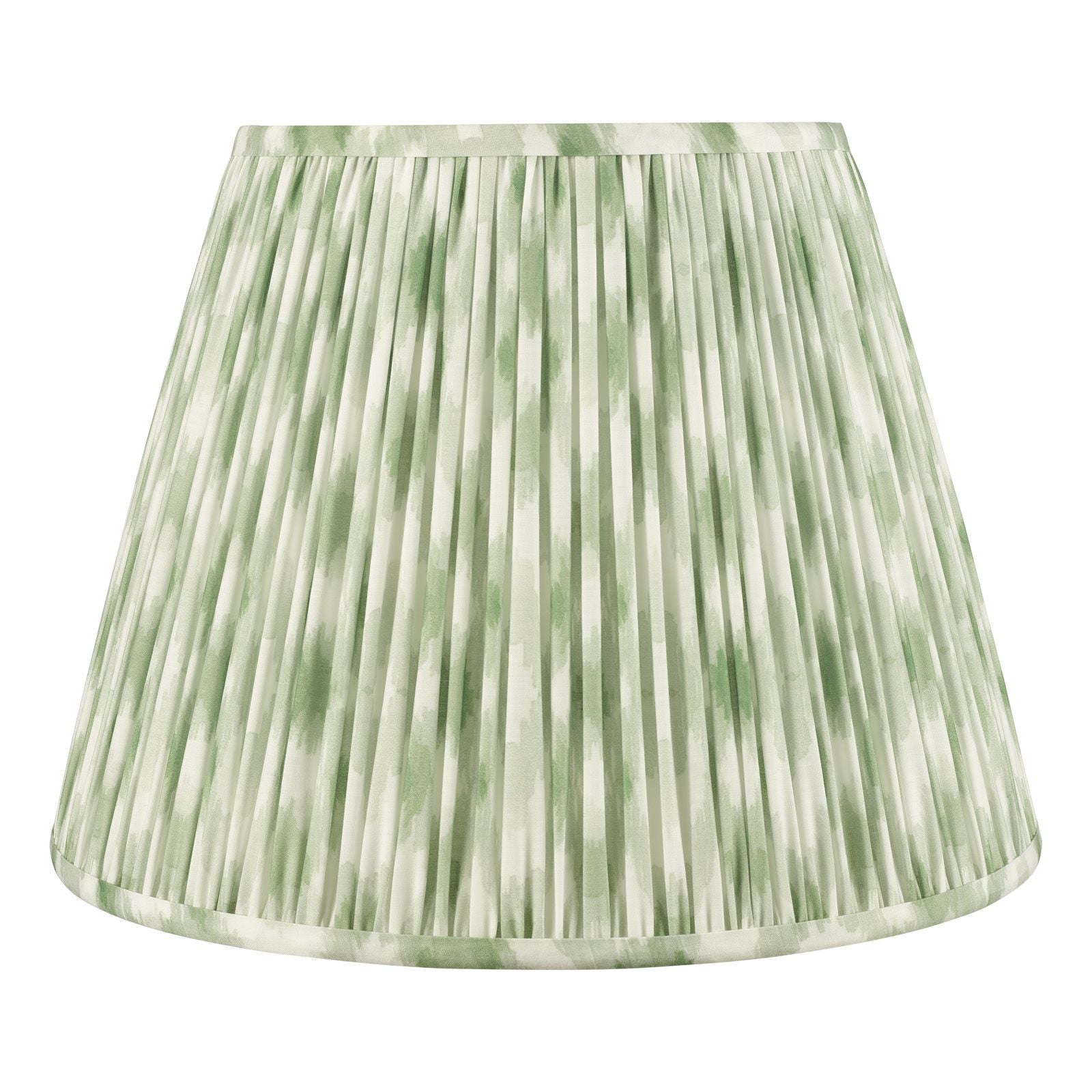 Ikat Green/ Taupe Cotton Empire Shade- Various Sizes